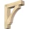 Ekena Millwork Imperial Block Rough Sawn Bracket w/ Offset Brace, Douglas Fir, 8"W x 34"D x 38"H BKT0806X34X38IMP05RDF - alternate 1